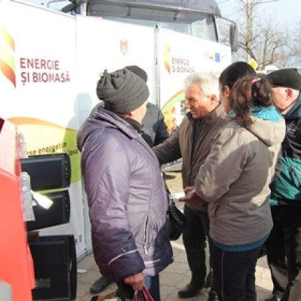Caravana de cazane pe biomasă s-a lansat astăzi în satul Olăneşti, raionul Ştefan Vodă