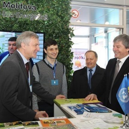 Agenția pentru Eficiență Energetică și Proiectul Energie şi Biomasă în Moldova participă la expoziţia MoldEnergy